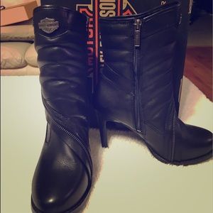 Harley Davidson Olanta Black Boots size 6.5